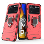 Custodia protettiva antiurto per PC + TPU con supporto per anello magnetico, For Xiaomi Poco M4 Pro 4G, For Xiaomi Poco X4 Pro 5G