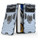 Custodia protettiva antiurto per PC + TPU con supporto per anello magnetico, For Xiaomi Poco M4 Pro 4G, For Xiaomi Poco X4 Pro 5G