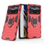 Custodia protettiva antiurto per PC + TPU con supporto per anello magnetico, For Xiaomi Poco M4 Pro 4G, For Xiaomi Poco X4 Pro 5G