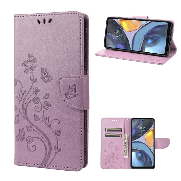 Custodia per telefono in pelle con motivo floreale a farfalla, For Motorola Moto G22, For Nokia G21