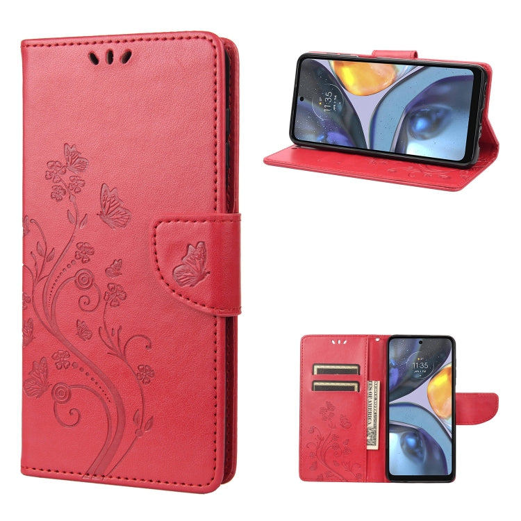 Custodia per telefono in pelle con motivo floreale a farfalla, For Motorola Moto G22, For Nokia G21