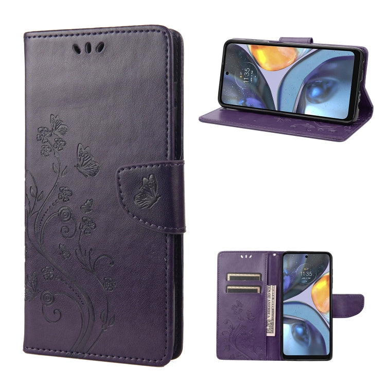 Custodia per telefono in pelle con motivo floreale a farfalla, For Motorola Moto G22, For Nokia G21