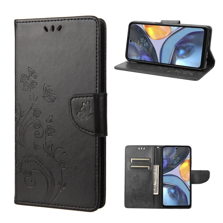 Custodia per telefono in pelle con motivo floreale a farfalla, For Motorola Moto G22, For Nokia G21