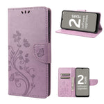 Custodia per telefono in pelle con motivo floreale a farfalla, For Motorola Moto G22, For Nokia G21