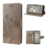Custodia per telefono in pelle con motivo floreale a farfalla, For Motorola Moto G22, For Nokia G21