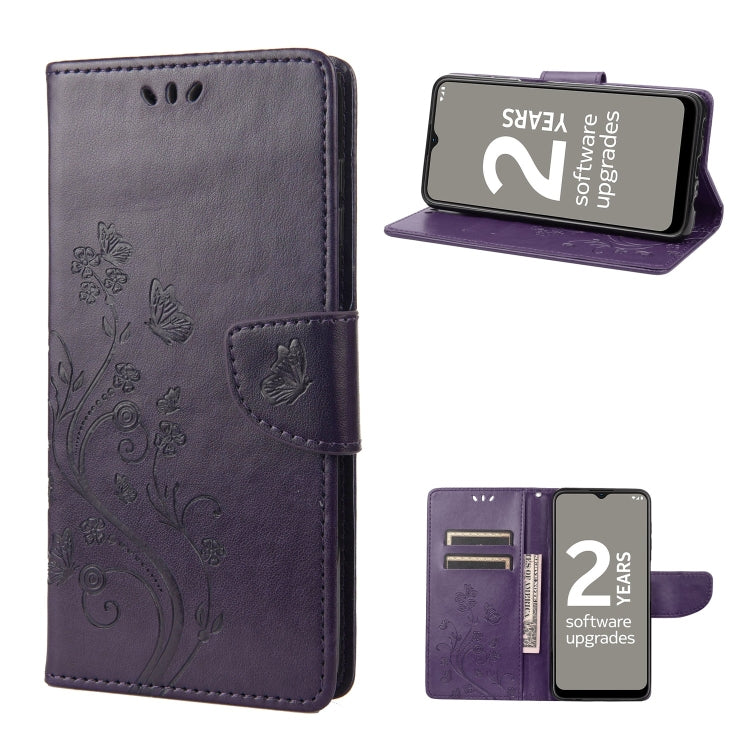 Custodia per telefono in pelle con motivo floreale a farfalla, For Motorola Moto G22, For Nokia G21