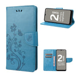 Custodia per telefono in pelle con motivo floreale a farfalla, For Motorola Moto G22, For Nokia G21