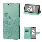 Custodia per telefono in pelle con motivo floreale a farfalla, For Motorola Moto G22, For Nokia G21