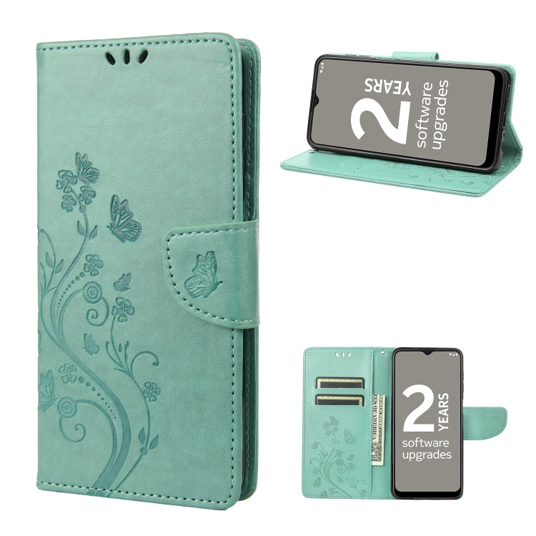 Custodia per telefono in pelle con motivo floreale a farfalla, For Motorola Moto G22, For Nokia G21