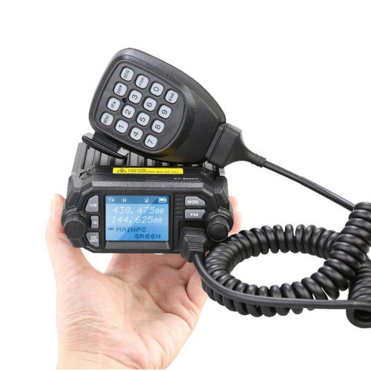 QYT KT-8900D 25W Mini Dual Band Mobile Radio Walkie-Talkie for Car, KT-8900D