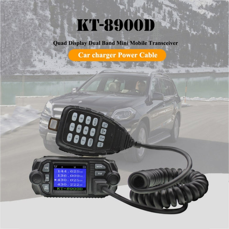 QYT KT-8900D Mini walkie-talkie radiomobile dual band da 25 W per auto, KT-8900D