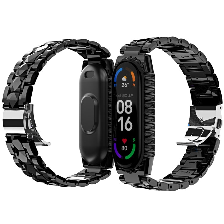 Cinturino in acciaio inossidabile, For Huawei Band 6 / Honor Band 6, For Xiaomi Mi Band 6 / 5, For Xiaomi Mi Band 4 / 3