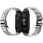 Cinturino in acciaio inossidabile, For Huawei Band 6 / Honor Band 6, For Xiaomi Mi Band 6 / 5, For Xiaomi Mi Band 4 / 3