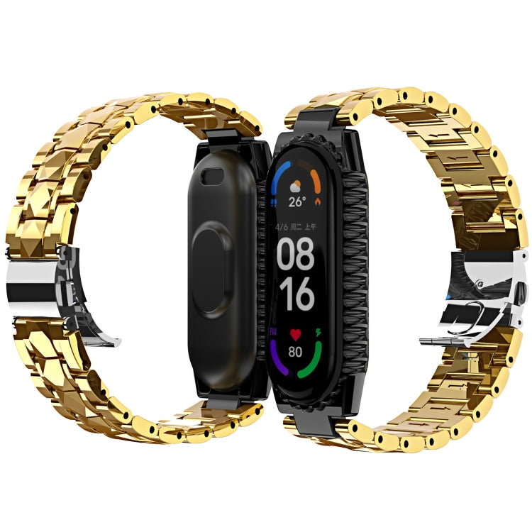 Cinturino in acciaio inossidabile, For Huawei Band 6 / Honor Band 6, For Xiaomi Mi Band 6 / 5, For Xiaomi Mi Band 4 / 3