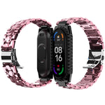 Cinturino in acciaio inossidabile, For Huawei Band 6 / Honor Band 6, For Xiaomi Mi Band 6 / 5, For Xiaomi Mi Band 4 / 3