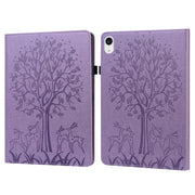 Custodia tablet in pelle con motivo cervo e albero