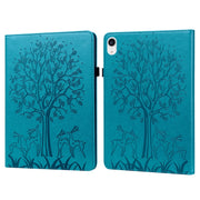 Custodia tablet in pelle con motivo cervo e albero