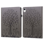 Custodia tablet in pelle con motivo albero e cervo per iPad mini