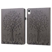 Custodia tablet in pelle con motivo cervo e albero