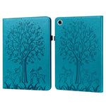 Custodia tablet in pelle con motivo albero e cervo per iPad mini