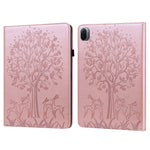 Custodia per tablet in pelle stampata con motivo albero e cervo con sonno / risveglio, For Xiaomi Pad 5 / 5 Pro, For Amazon Kindle Paperwhite 5 2021