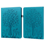 Custodia per tablet in pelle stampata con motivo albero e cervo con sonno / risveglio, For Xiaomi Pad 5 / 5 Pro, For Amazon Kindle Paperwhite 5 2021