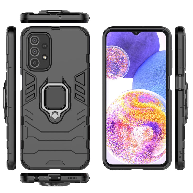 Supporto per anello magnetico PC + custodia per telefono in TPU, For Samsung Galaxy A23