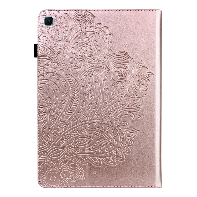 Custodia per tablet in pelle con motivo in rilievo pavone, For Samsung Galaxy Tab A7 Lite, For Samsung Galaxy Tab A8 10.5 2021