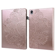 Custodia per tablet in pelle TPU + PU con motivo in rilievo pavone, For OPPO Pad 11 inch, For OPPO Realme Pad 10.4 inch, For Huawei Enjoy Tablet 2 10.1 inch, For Huawei MediaPad M5 Lite 10
