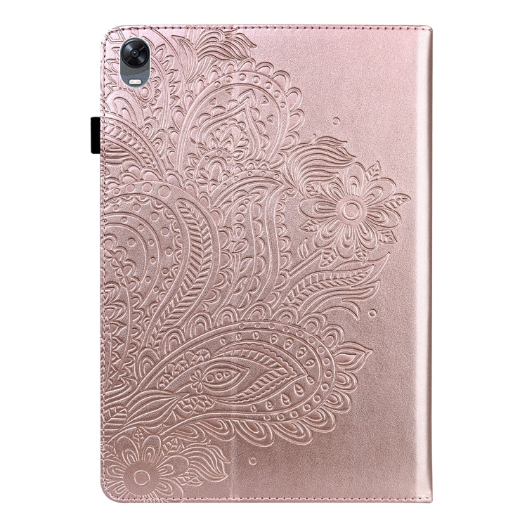 Custodia tablet in pelle TPU con motivo pavone per Huawei MediaPa