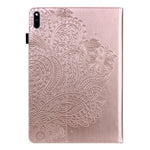 Custodia tablet in pelle TPU con motivo pavone per Huawei MediaPa