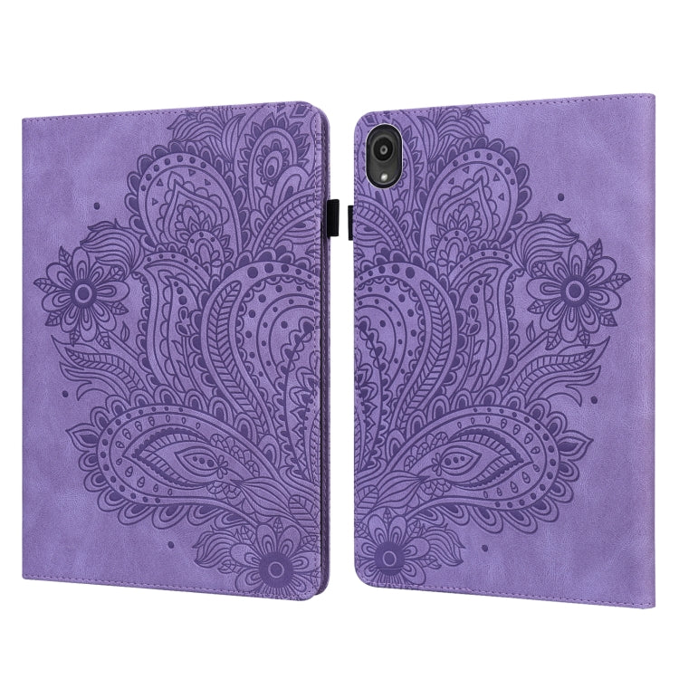 Custodia tablet in pelle TPU con motivo pavone Lenovo