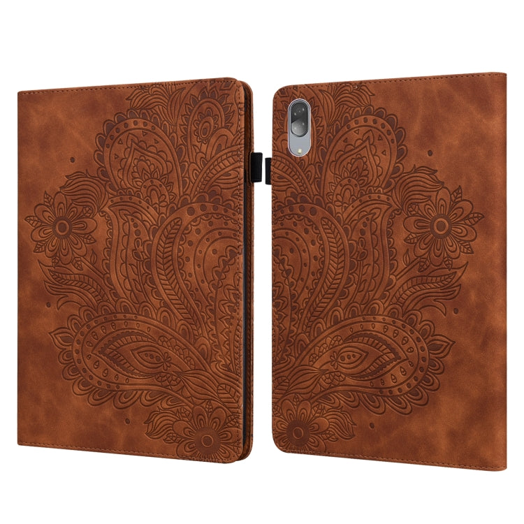 Custodia tablet in pelle TPU con motivo pavone Lenovo