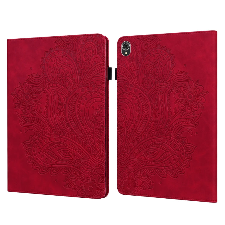 Custodia tablet in pelle TPU con motivo pavone Lenovo