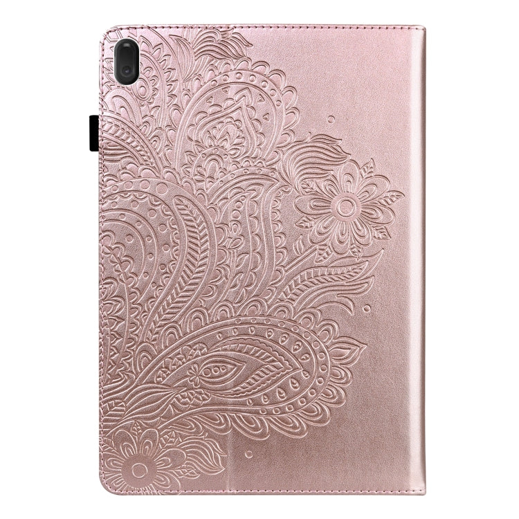 Custodia tablet in pelle TPU con motivo pavone Lenovo Tab E10