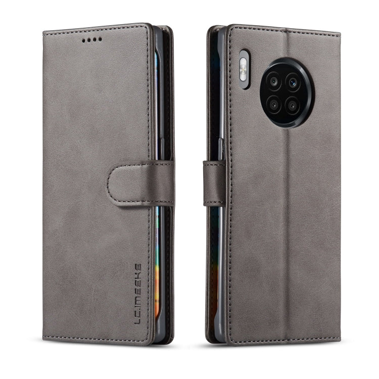 LC.IMEEKE Custodia per telefono in pelle con vibrazione in vitello, For Honor 50 Lite
