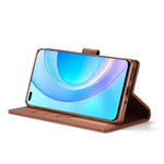 LC.IMEEKE Custodia per telefono in pelle con vibrazione in vitello, For Honor 50 Lite