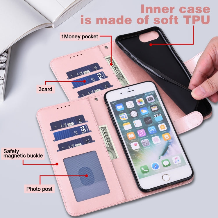 Custodia per telefono in pelle a vibrazione orizzontale con stampa pressata con motivo ad albero e cervo, For OPPO A32 / A33 / A52 / A52s, For OPPO A16, For Realme 8i