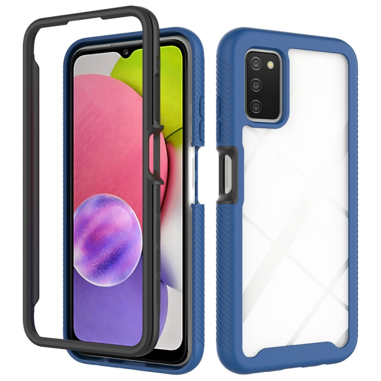 Starry Sky Solid Color Series Custodia per PC + TPU antiurto, For Samsung Galaxy A03s 164mm, For Samsung Galaxy A03s 166mm