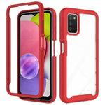 Starry Sky Solid Color Series Custodia per PC + TPU antiurto, For Samsung Galaxy A03s 164mm, For Samsung Galaxy A03s 166mm