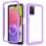 Starry Sky Solid Color Series Custodia per PC + TPU antiurto, For Samsung Galaxy A03s 164mm, For Samsung Galaxy A03s 166mm