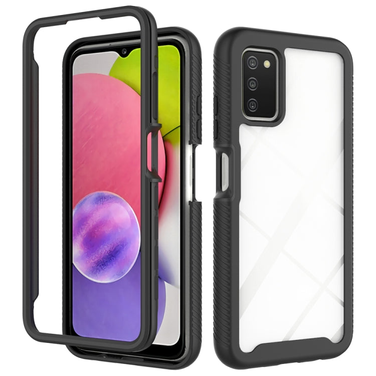 Starry Sky Solid Color Series Custodia per PC + TPU antiurto, For Samsung Galaxy A03s 164mm, For Samsung Galaxy A03s 166mm