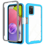 Starry Sky Solid Color Series Custodia per PC + TPU antiurto, For Samsung Galaxy A03s 164mm, For Samsung Galaxy A03s 166mm