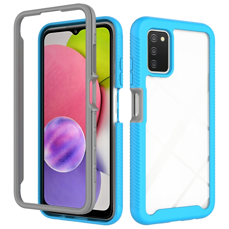 Starry Sky Solid Color Series Custodia per PC + TPU antiurto, For Samsung Galaxy A03s 164mm, For Samsung Galaxy A03s 166mm