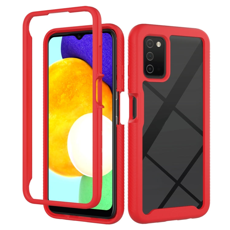 Starry Sky Solid Color Series Custodia per PC + TPU antiurto, For Samsung Galaxy A03s 164mm, For Samsung Galaxy A03s 166mm