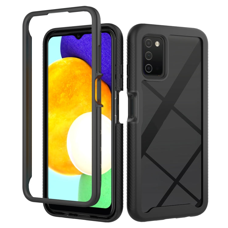 Starry Sky Solid Color Series Custodia per PC + TPU antiurto, For Samsung Galaxy A03s 164mm, For Samsung Galaxy A03s 166mm