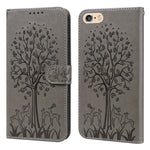 Custodia portafoglio in pelle con stampa per iPhone 11