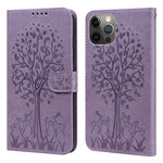 Custodia portafoglio in pelle con stampa per iPhone 12 Pro Max