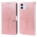 Custodia portafoglio in pelle con stampa per iPhone 12 Pro Max