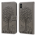 Custodia portafoglio in pelle con slot carte per iPhone